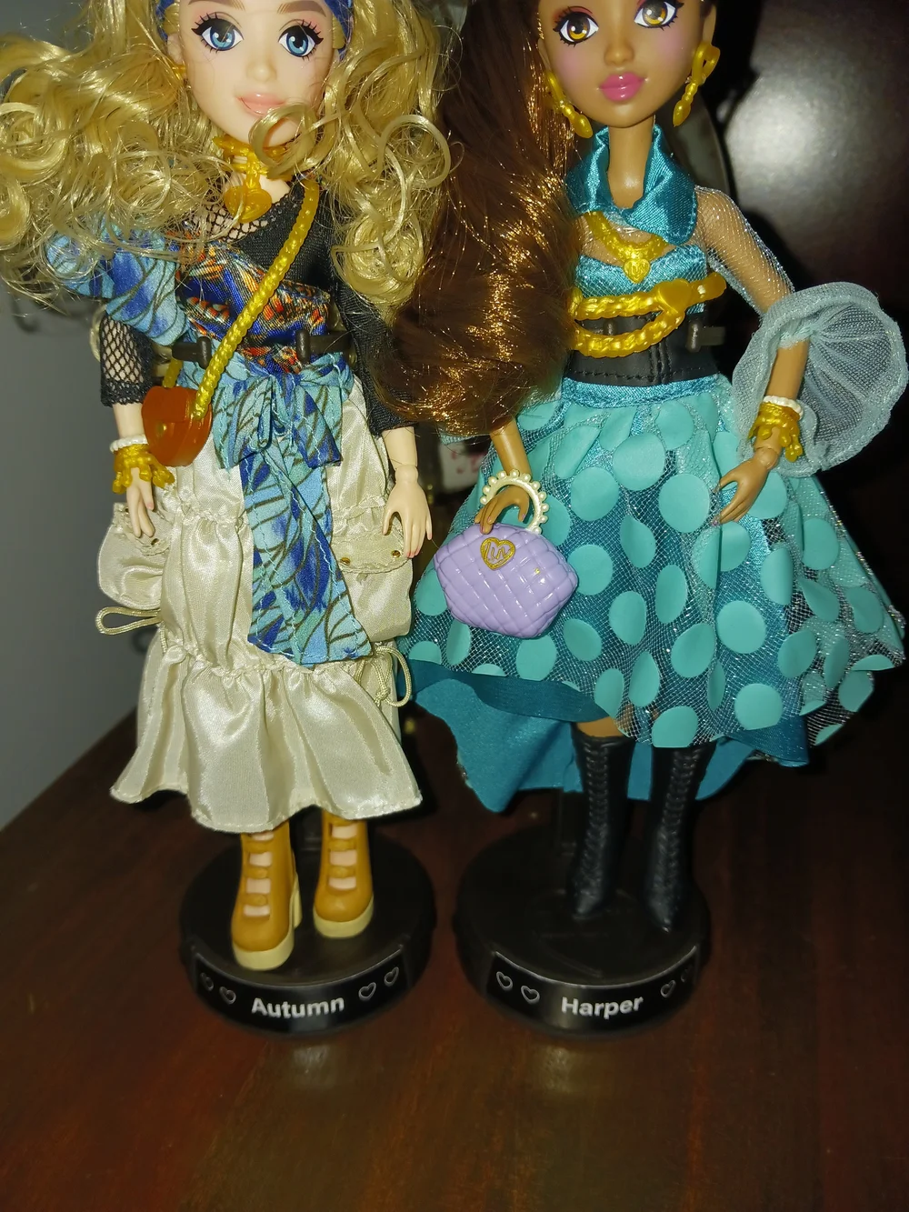 LUV Premium Fashion Dolls Harper And Autumn Smaller Than Barbie Size